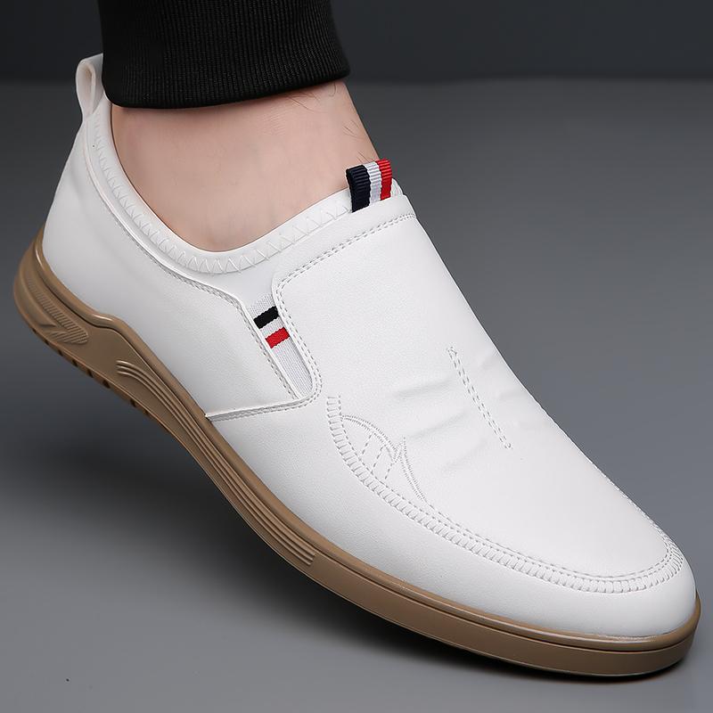 High quality trendy British business casual driving shoes with breathable sleeves and low top for men