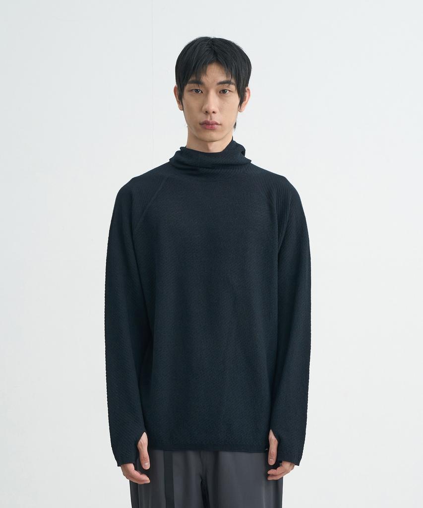Goyoweeo [Cinecs Friction] Root Air Wool Hoodie (Black)