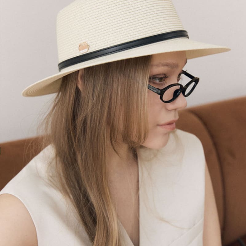 

ACCLET Раттан Широкополая Панама H023WH white