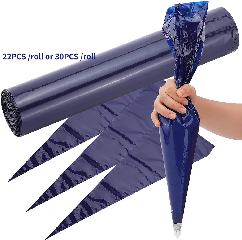 21palcové cukrářské sáčky Jednorázový sáček na polevu Silný vytlačovací sáček Příslušenství a nástroje na pečení 22ks/30ks