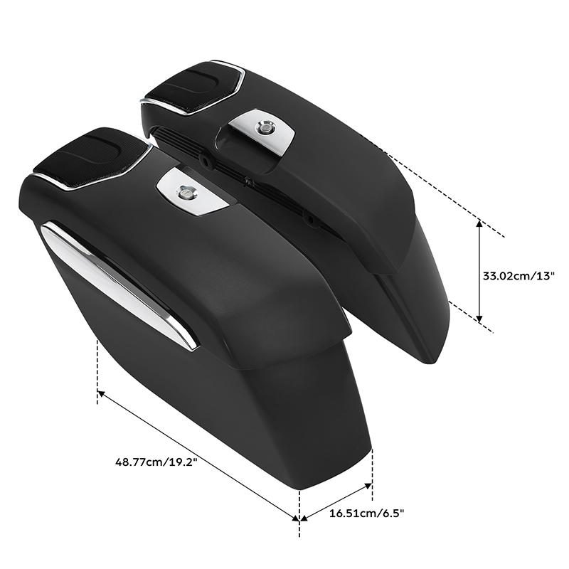 Motorcycle Saddlebags Speaker Cutout For Indian Chieftain Dark Horse 2019-2023 Challenger 2020-2024 Chieftain 2019-2024
