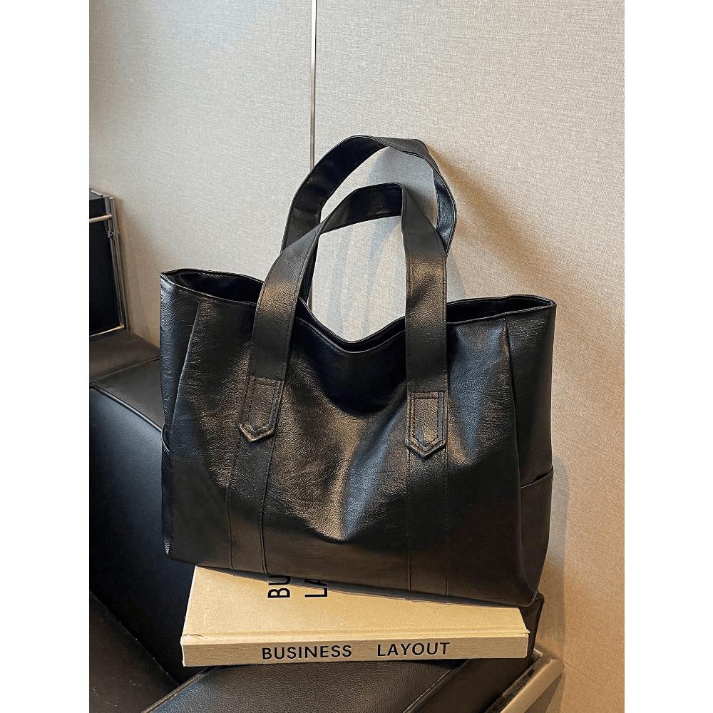 

Сумки через плечо, Для мужчин и женщин, Модные сумки-тоут на плечо/подмышку, Можно использовать для повседневного отдыха, работы, шоппинга, путешествий чёрный