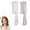 Unisex Transparent Essential Oil Applicator Massage Comb With Built-In Liquid Reservoir, Rolling Metal Teeth, Suitable For Women