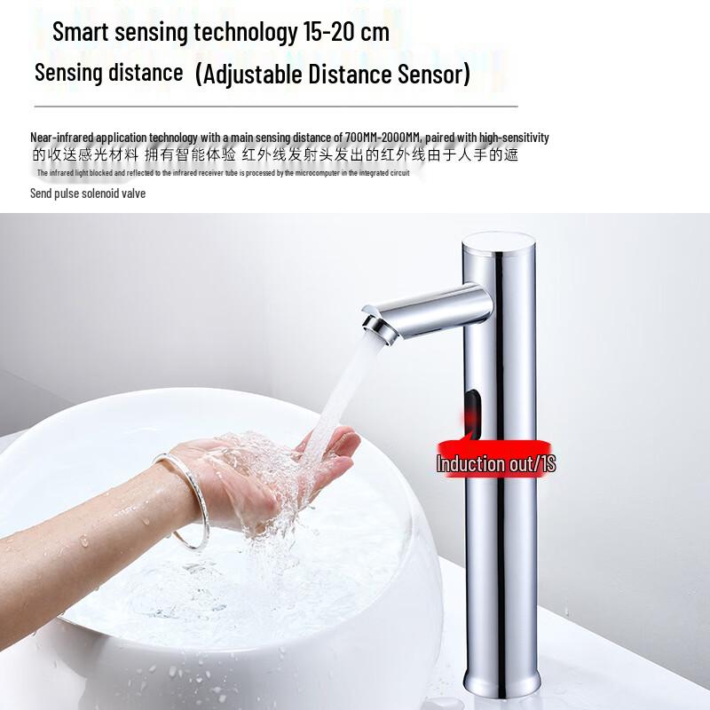 Smart Sensor Hot & Cold Basin Faucet