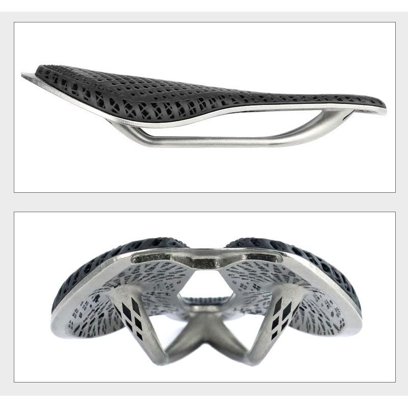 3D Printed Titanium Bicycle Saddle Ultra Lightweight Ergonomic Cycling Seat Road Bike