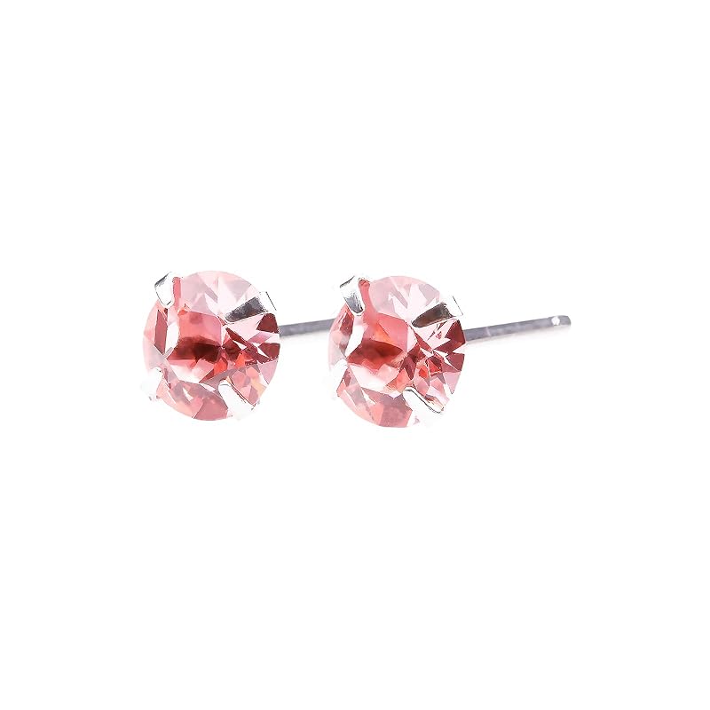 

LOKUMI earrings 22 colors x 2 sizes made in Japan Compatible with metal allergies Preciosa crystal Bijou ladies men s 1 grain simple small small grain