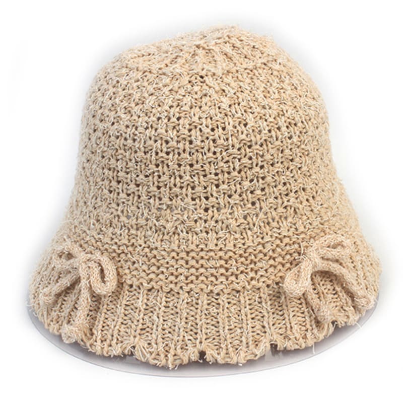 Universal Chemistry Vintage Ribbon Beige Bucket Hat