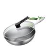Wutuo Non-stick Stainless Steel Stir-fry Wok