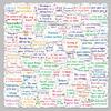 Inspirational English Slogan Stickers - 100 Sheets for Laptop, Suitcase, Car, and Fridge Decor.