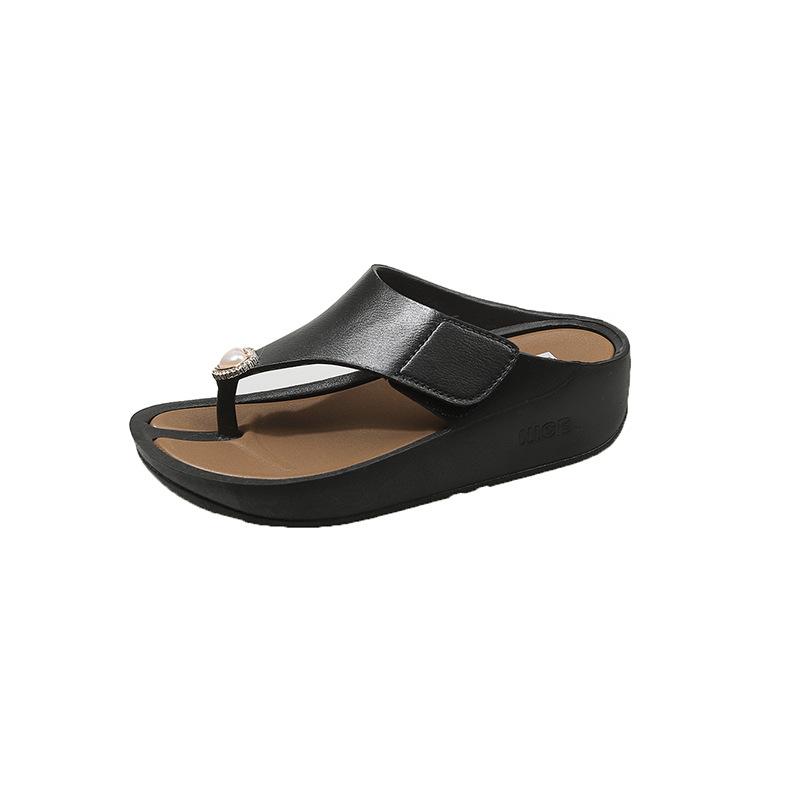 Set of toe women's shoes new slippers summer sandals women's casual women's drag breathable summer drag flat-bottomed versatile shoes