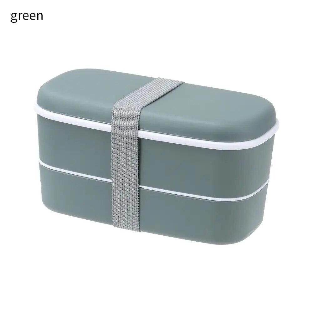 Double Layers Bento Box Eco-Friendly Lunch Box Food Container Kitchen Accessories Microwavable Dinnerware Lunchbox