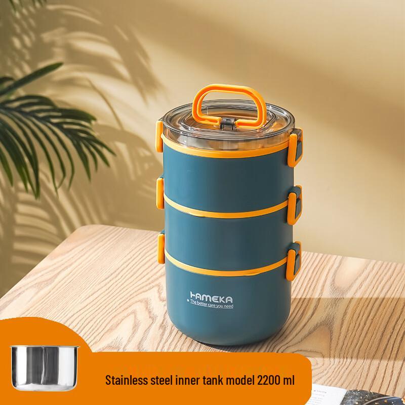 304 Stainless Steel Multi-layer Portable Lunch Box