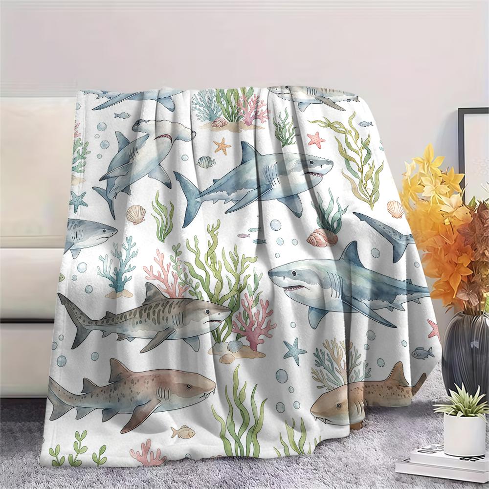 Fresh animal flowers Print Flannel Blanket High quality Comfortable for All Seasons Home Decor Warmth and Comfort Perfect for Christmas Gifts