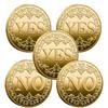 YES NO Decision Coins Magic Coin Collections Good Luck Vintage Antique Bronze Wish Lucky Coin Coins Commemorative Gold Coins