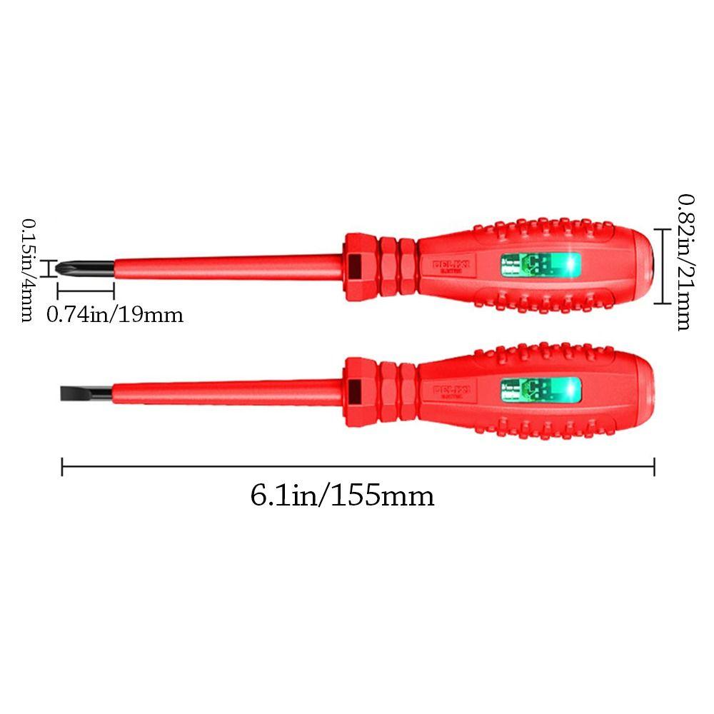 Word/Cross Electric Tester Pen with Indicator Voltage Detector Voltage Sensor Pen Household