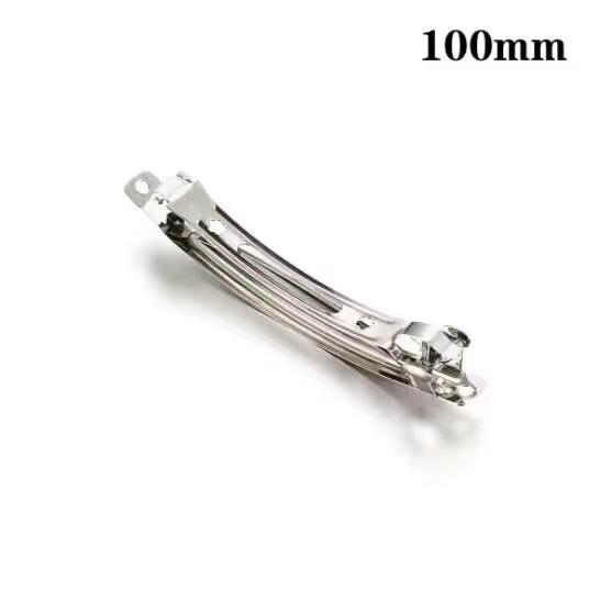 20pcs 10pcs Hair Clip for Girls Woman French Barrette Spring Hair Base Blank Bow Hairpin Automatic Hairclip Jewelry Making DIY