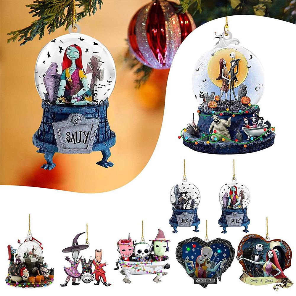 

8 шт. елочных игрушек «Кошмар перед Рождеством» для украшения елки