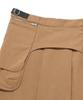 Nice Ghost Club Ffats Pleats Belt Pocket Skirt_Beige(Ng2Fsupa91A)