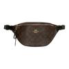 New Coated Canvas With Leather Sling Bag, Fanny Pack, Shoulder Bag, Crossbody Bag Large Unisex Brown 48740-IMAA8