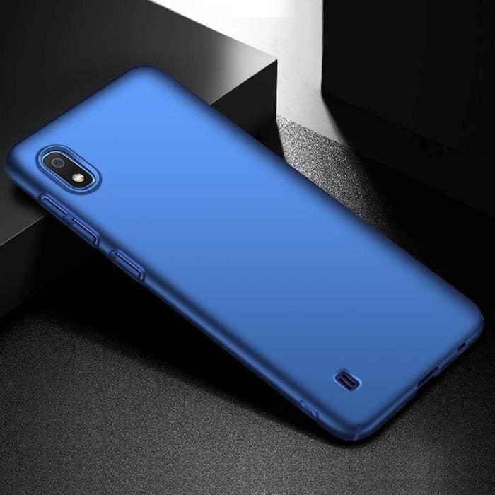 Coque de Protection - PROSHOP - Samsung Galaxy A10 - Souple - Bleu - 2 Verres Trempés