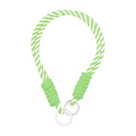 Corda Intrecciata Ciondolo Cinturino da Polso Corto con Anello di Sospensione Resistente all'Usura Leggero Cordino Portatile Accessorio per Borracce Telefoni Cellulari