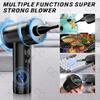 Cordless Handheld Car Vacuum, 12000Pa Strong Suction Mini Vacuum Rechargeable, Compressed Air Duster, Air Blower and Cleaner, 3-in-1 Design, 3 Gear,