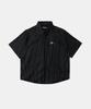 BADBLOOD Dark Classic Short Sleeve Shirt - Black/Stripes