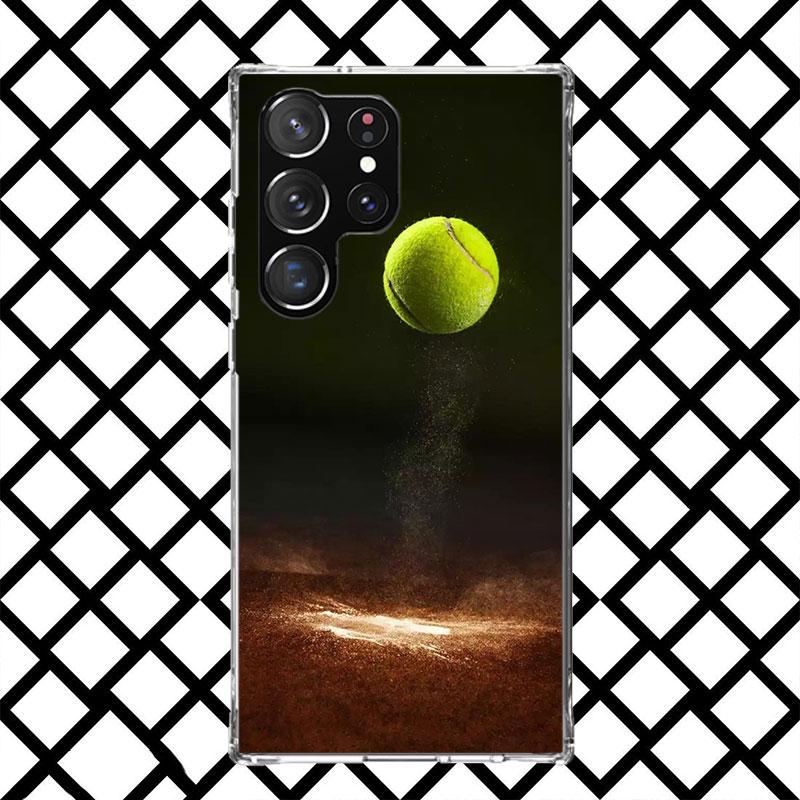 Tennis Sport Phone Case for Samsung Galaxy S26 S25 Edge S24 S23 Ultra S22 Plus S21 FE S20 + Soft Cover Print Fundas Galaxy S25 S