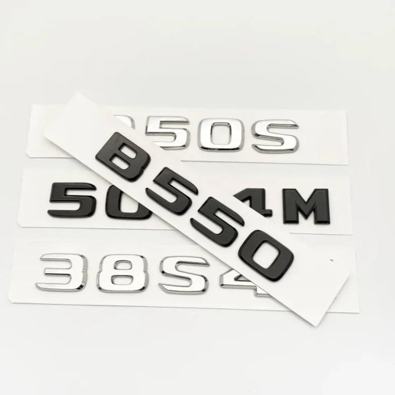 CXAFM1 Silver Black 50S4M 38S4M 40S 60S B550 850S B50 ABS Emblem for Mercedes Benz Brabus S W221 W222 W223 Car Trunk Badge Logo Sticker