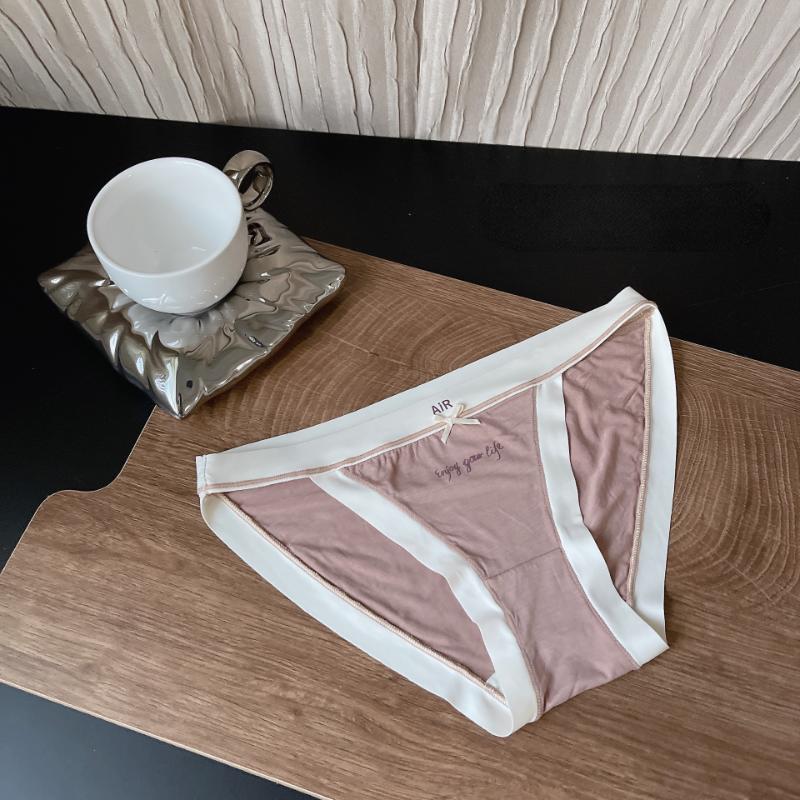 Roupa íntima sem costura com fenda alta elástica grande, algodão puro, sem costura, sexy, feminina, triângulo, roupa íntima
