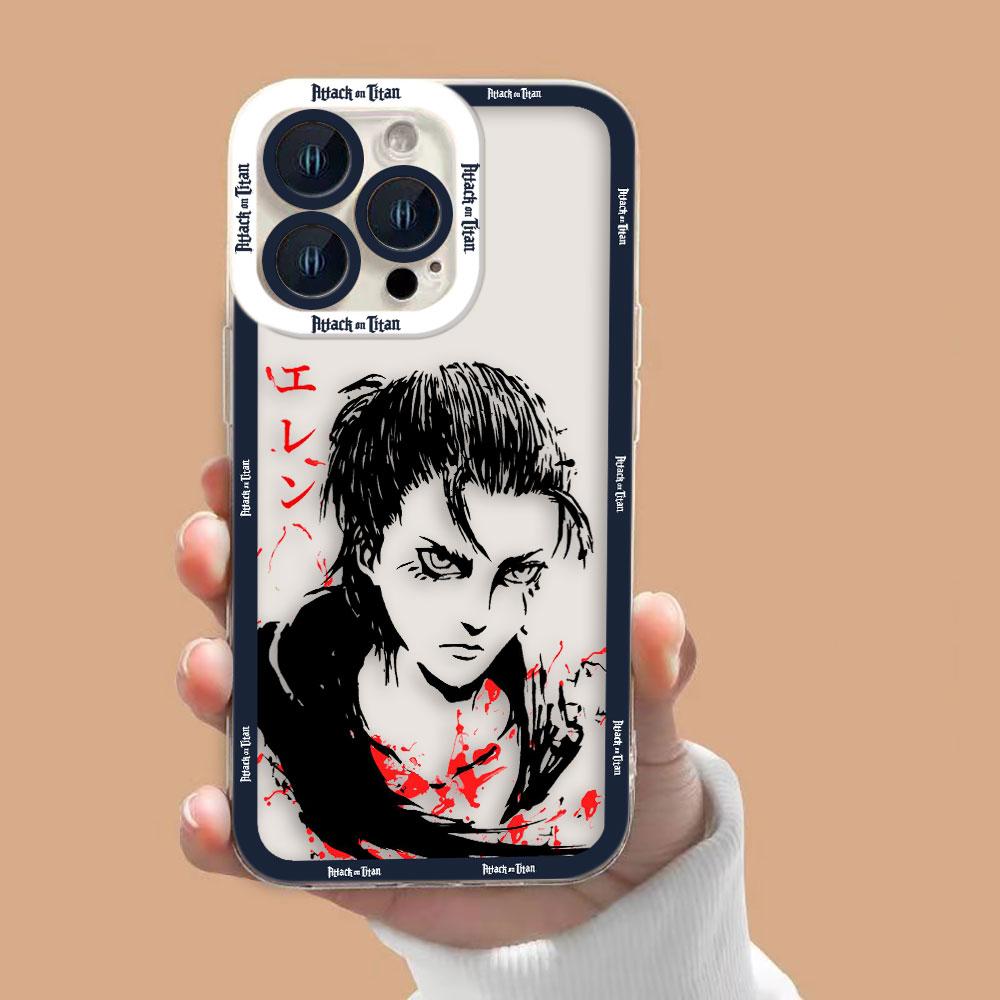 A-Attack On Titan Allen Clear Phone Case For VIVO S1 V20 V21 V21E V23 V23E V25 V27 V27E V29E V30E V30 V40 V50 V60 Case Cover