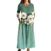 Women's Fashion Dress Spring V-neck Long Sleeve Dress