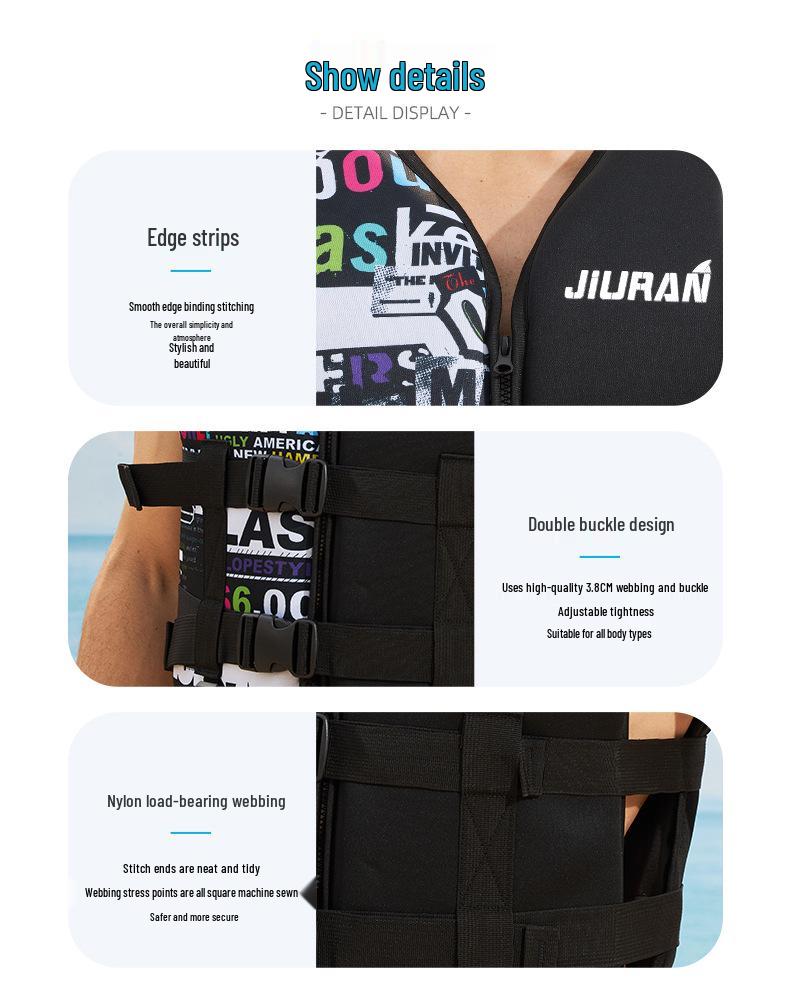 Легкий рибальський жилет для дорослих: Дихаючий, Портативний, Рятувальний жилет з поясним ременем для літнього водного рятування