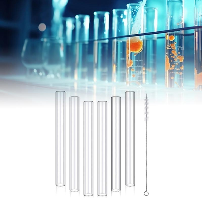 4inch Long Borocilicate Glass Tubes Wall Glass Tube Laboratory Tubing Clear Tubes OD 12mm Thickness 2mm for Art