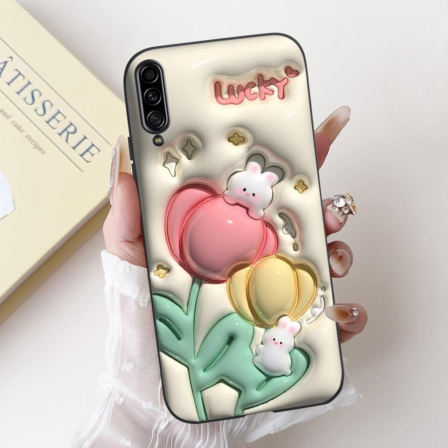Für Samsung Galaxy A09 5G Hülle SM-A908B Cover Cartoon Bemalte Weiche Silikonhüllen für Samsung A50 A50s A30 A30s A20 Handy Funda