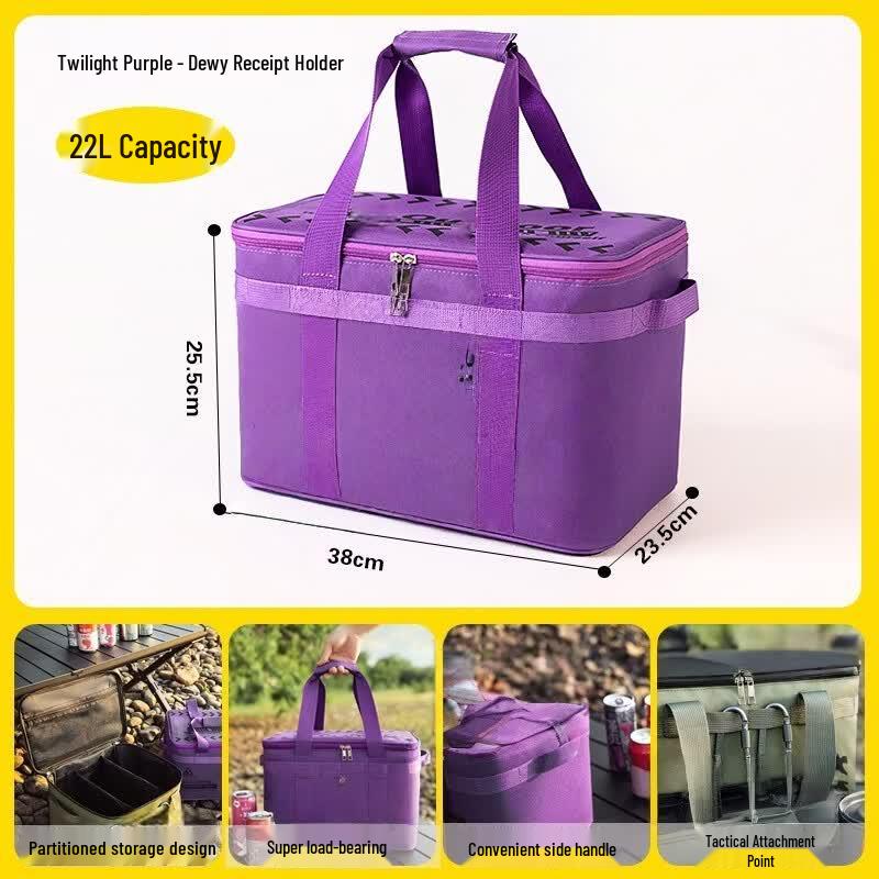 Gongziyu Portable Oxford Camping Picnic Storage Bag