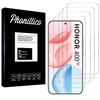 Tempered Glass - Phonillico® - Honor 400 5G - Pack of 4 - Scratch-resistant - Transparent