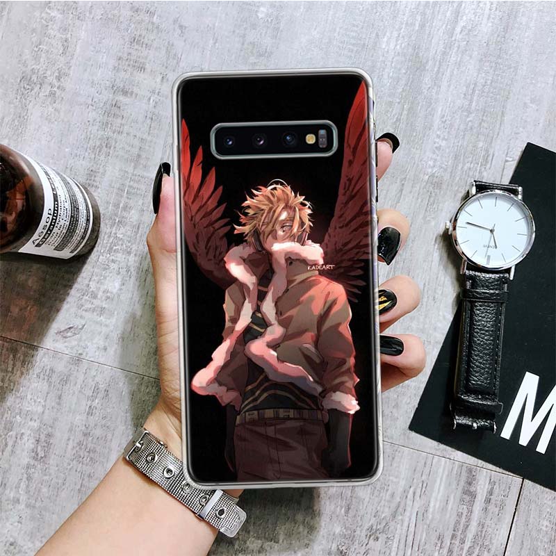 My Hero Academia Hawks Phone Case For Samsung Galaxy S20 FE S10 Plus S21 S22 Ultra S10E S9 S8 S7 Edge J4 + Fundas Cover Coque