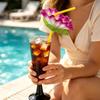 20Pcs/Bag Plastic Summer Birthday Beach Wedding Party Decoration Tropical Hawaii Flower Drinking Straws Luau Hawaiian Theme Party