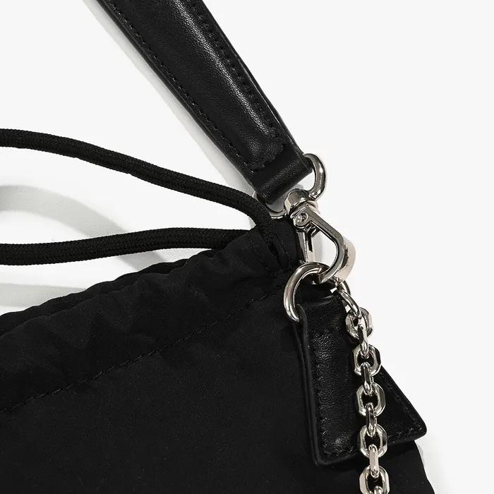 Tri Easy Fabric shoulder bag Black