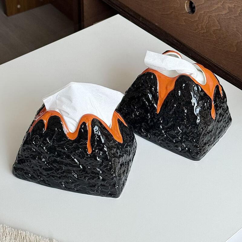 Premium Volcano Ceramic Tissue Box Set