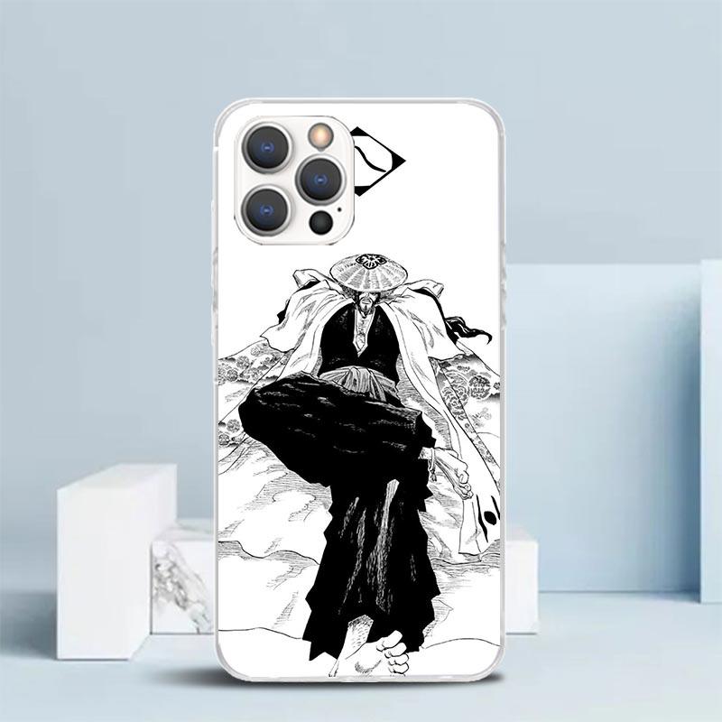 Bleach Kyoraku Shunsui Phone Case For IPhone 16 17 Air 16E 15 14 Plus 13 Mini 12 11 Pro Max 7 8 + SE 2020 Soft TPU Back Cover 16