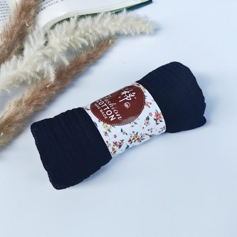 Monochrome Cotton And Linen Scarf, Beard Headscarf, Crumpled Scarf, Shawl, One Piece Will Be Sent On Behalf Of Wj01.