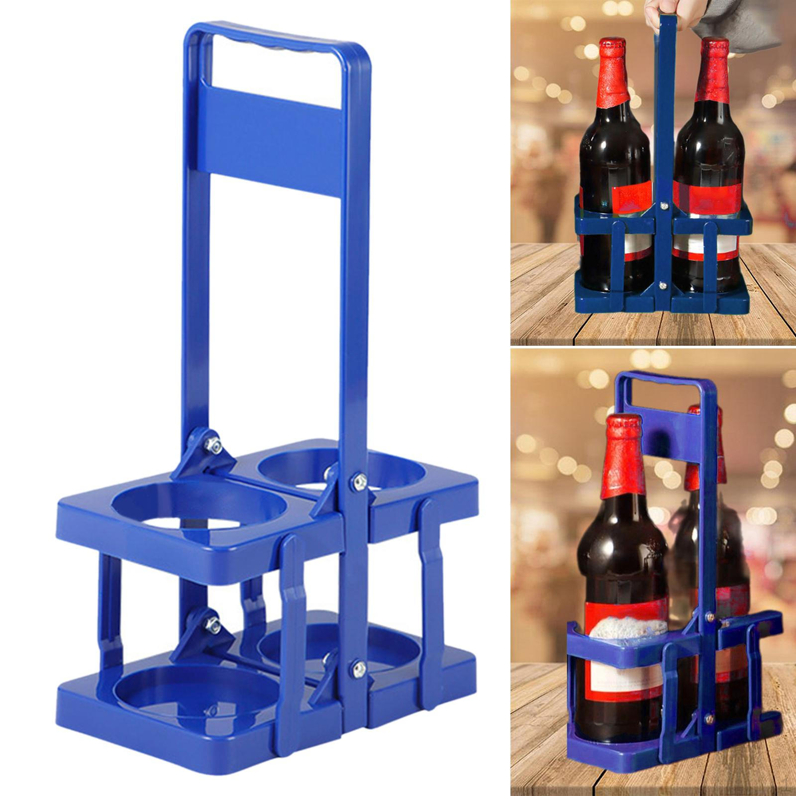 

Портативная спортивная сумка для бутылок с водой, с ручкой, складной органайзер для хранения, подставка