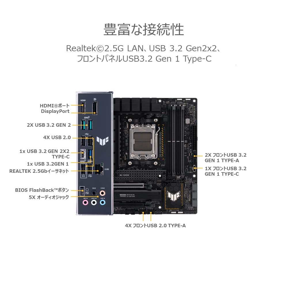 ASUS AMD Ryzen řady 7000 AMD B650 vybavená základní deska microATX kompatibilní s AM5 TUF GAMING autorizovaný distributor produkt B650M-PLUS/Domestic