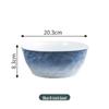 Xinglida 4.5-inch Japanese Ceramic Gradient Bowl Set