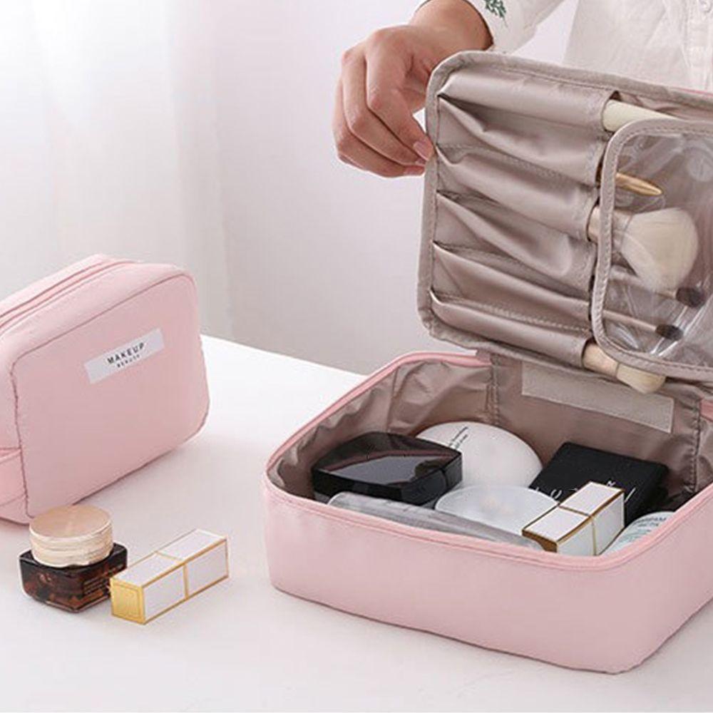 Color Makeup Bags Zipper Cosmetic Bags Korean Storage Bags Women Toiletry Bag Travel Organizer