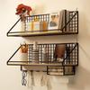 Punch-Free Wall-Mounted Bedside Storage Rack