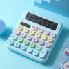 Calculator Typewriter Style Large LCD Display Easy Reading Round Keys Calculator for Everyday Office Use