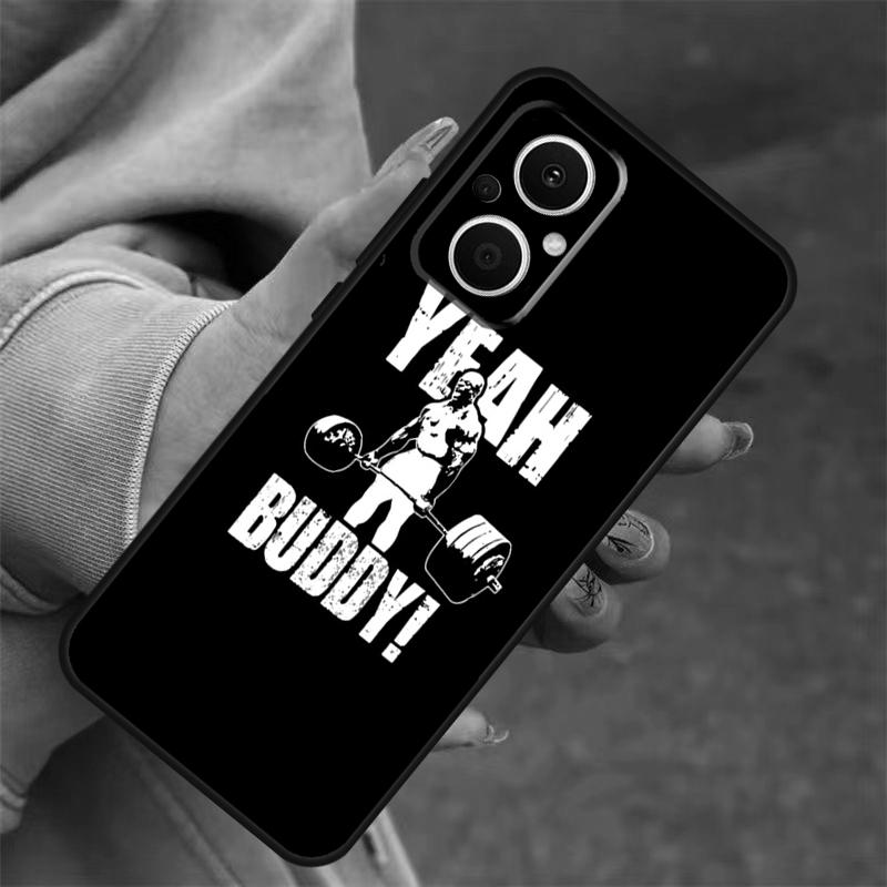 Bodybuilding Gym Fitness Quotes Case For OPPO Reno 7 8 Lite 10 11 12 13 14 Pro 8T 12F 13F 14F OPPO Find X8 X6 X9 Pro Cover